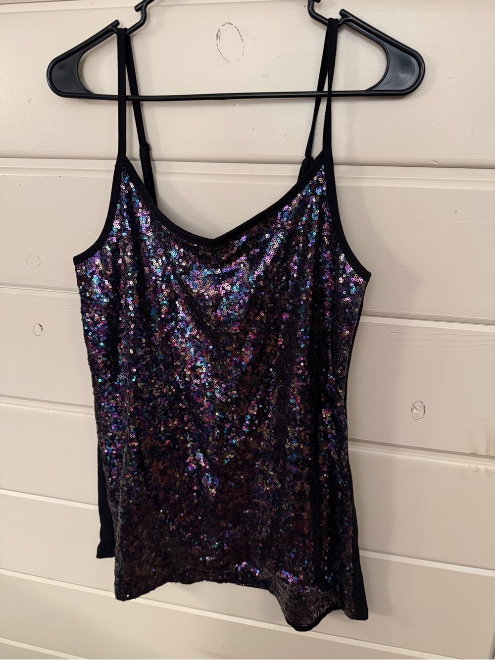 torrid Black Iridescent Sequin Cami